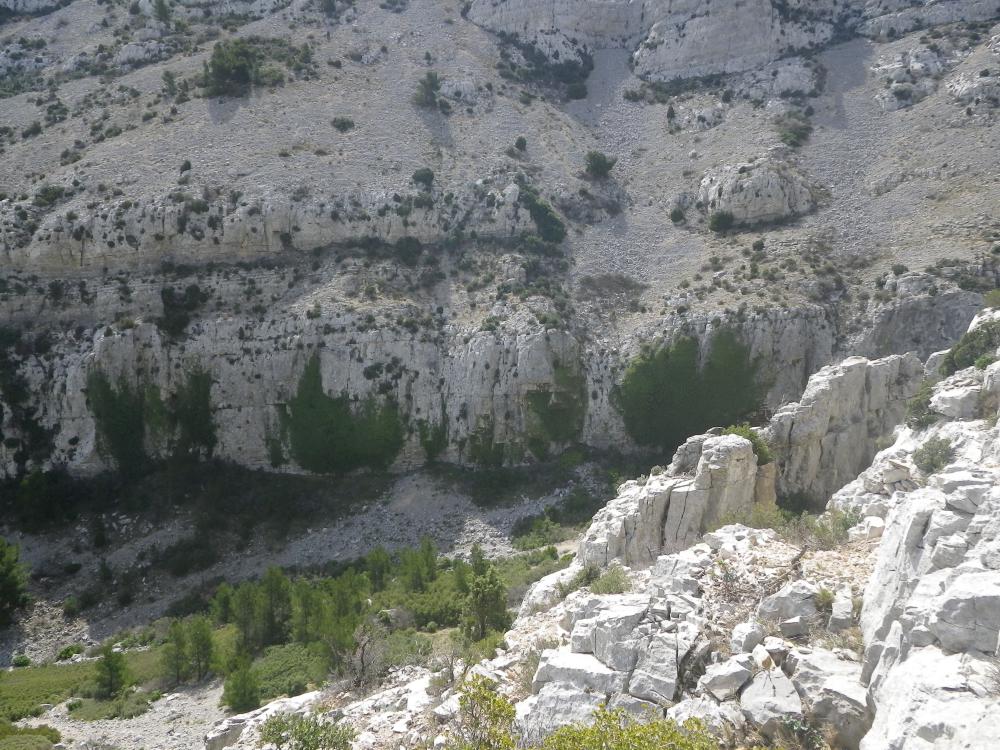 Vallon Mestrallet : le fond du Vallon du Mestrallet vu d'encore plus haut