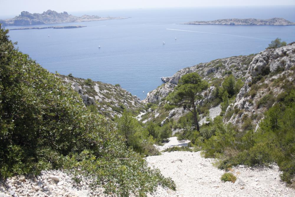 Vallon de Podestat : le Vallon de Podestat vu du haut