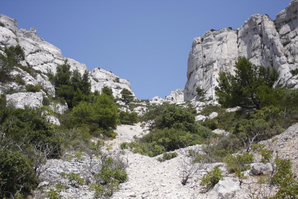 Col de la Lèbre : arrivée au Col de la Lèbre