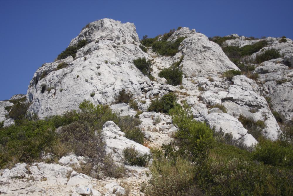 Col de Cortiou : le Pas de Cortiou, un beau passage en cheminée au Col de Cortiou