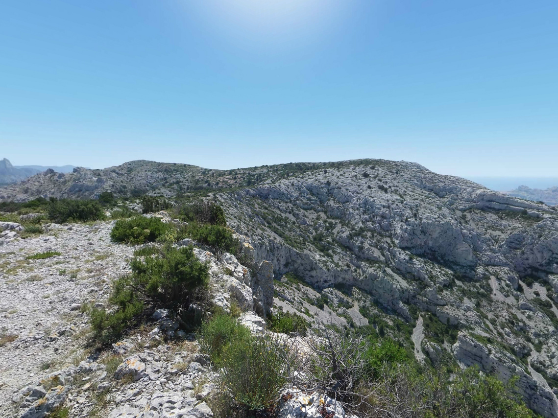 Vallon de l'Homme Mort : le Plateau de l'Homme Mort ou Plan de Coulon