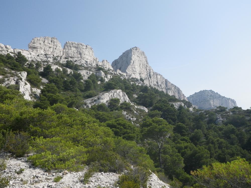 Rocher de St-Michel : les Lames, le Pas de la Demi-Lune, le Rocher de St-Michel, l'Arête de la Cordée