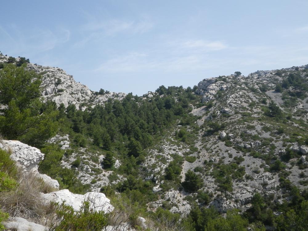 Col de la Selle : le Col de la Selle vu du Sud