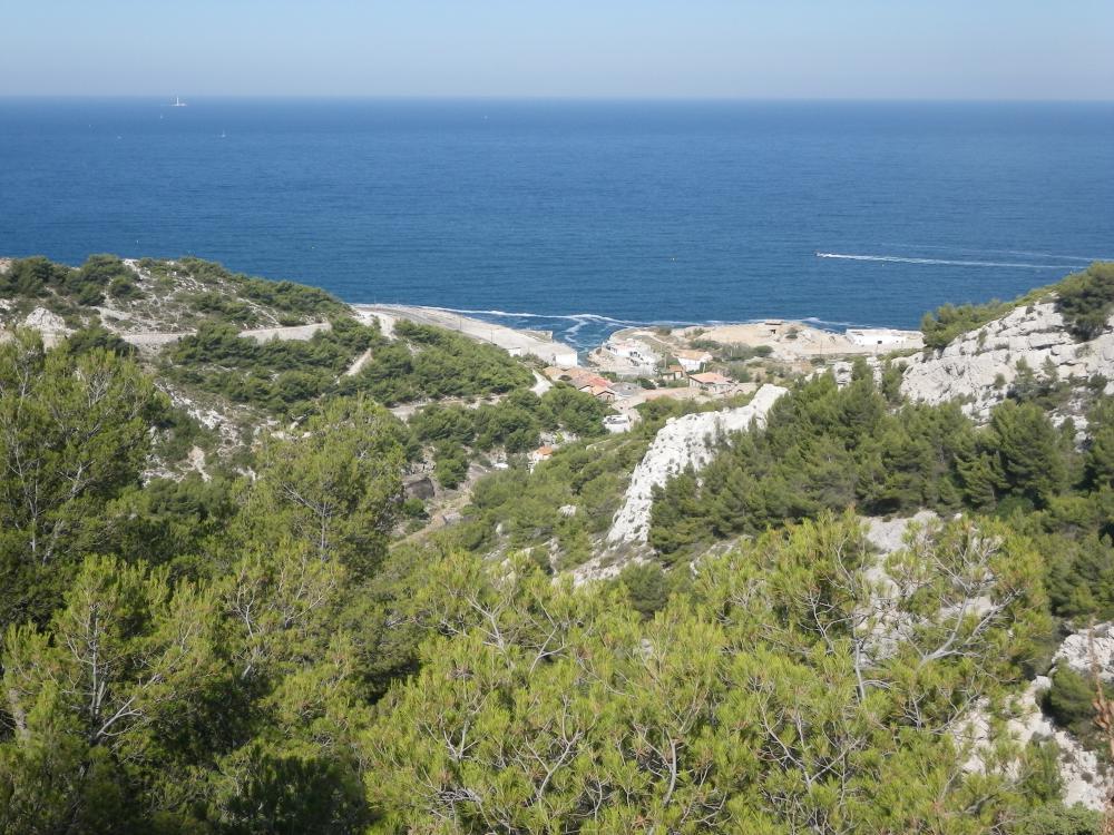 Calanque de l'Escalette : le Vallon de la Garenne et la "Calanque" de l'Escalette