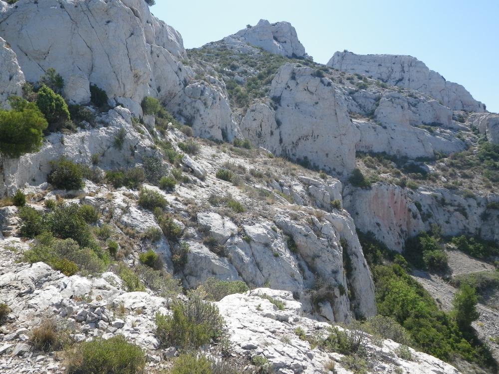 Col du Brès : la bretelle pour rejoindre la Corniche Salis