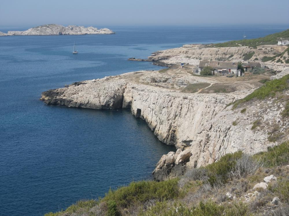 Calanque de Marseilleveyre : les constructions de la Calanque de Marseilleveyre