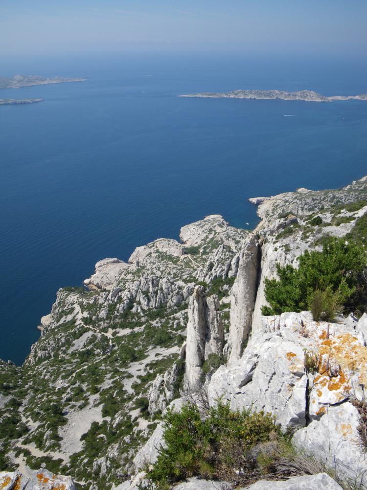 Cirque de la Bougie : la Bougie vue du dessus