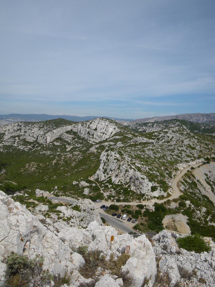 Col de Sormiou : le Col de Sormiou vu du Col du Pignet