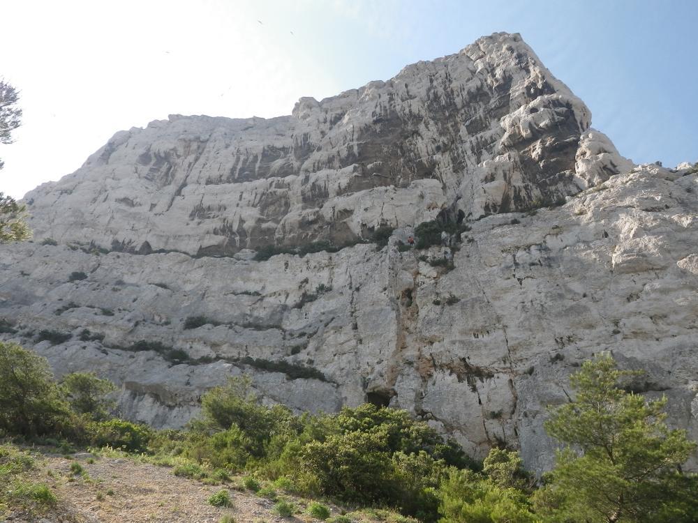 Rocher des Goudes : la face Ouest du Rocher des Goudes