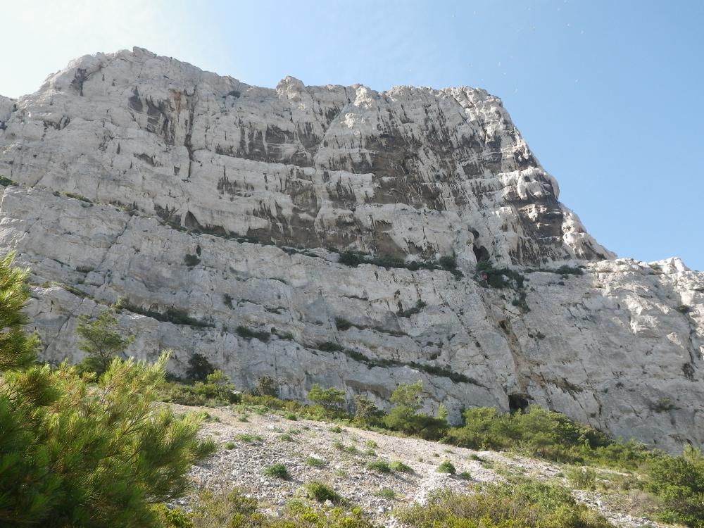 Rocher des Goudes : la face Ouest du Rocher des Goudes