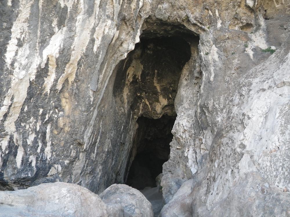 Grotte St-Michel d'Eau Douce : l'entrée de la Grotte St-Michel d'Eau Douce