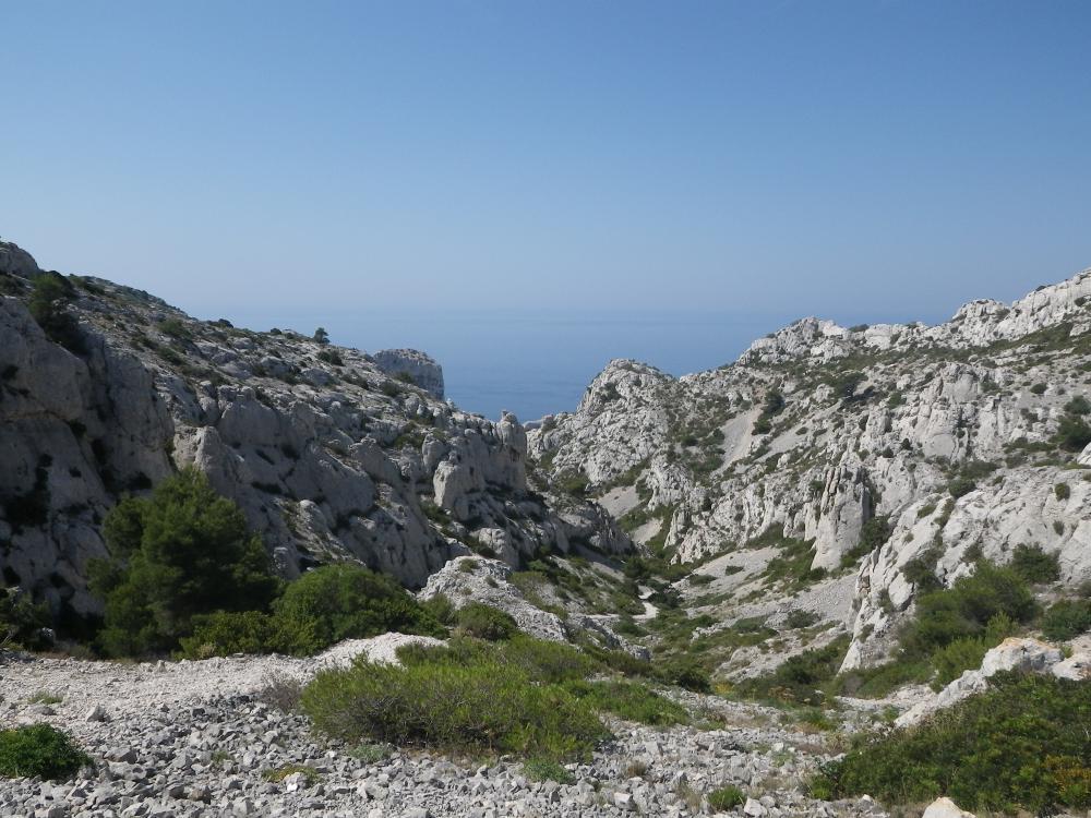 Vallon de l'Aigle : le Vallon de l'Aigle vu du Col des Chèvres