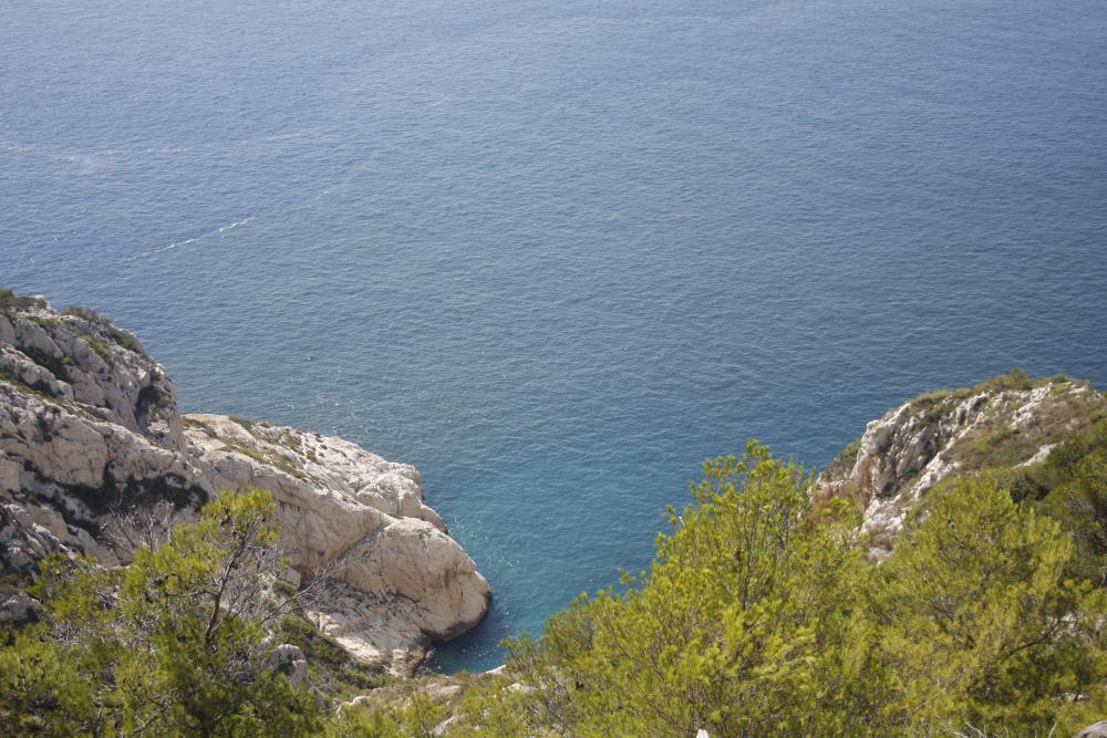 Calanque de Cortiou : la "Calanque" de Cortiou et la vague du grand émissaire